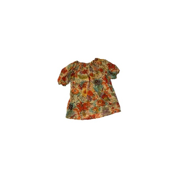 French Connection Sheer Chinoiserie Print Tunic - Women’s Size Small - Picture 1 of 6
